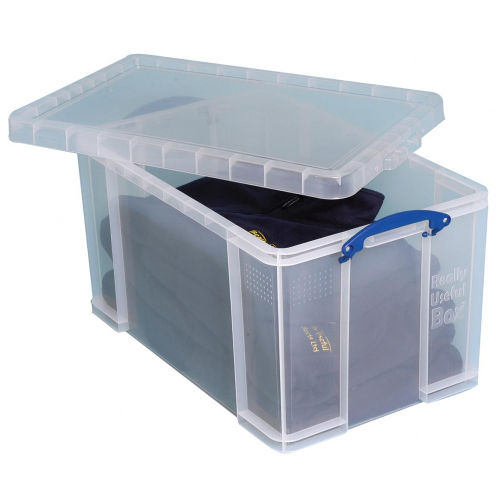 Really Useful Box opbergdoos 84 liter, transparant
