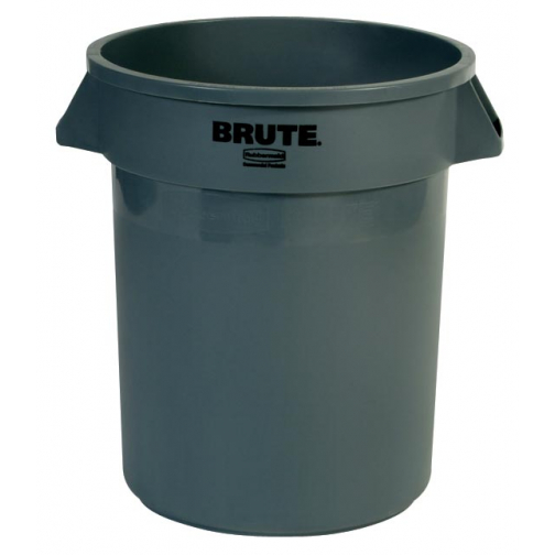 Rubbermaid afvalcontainer Brute, zonder deksel, 76 liter, grijs