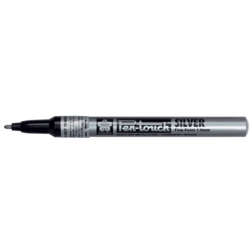 Sakura paint Marker Pen-Touch punt van 1 mm, zilver