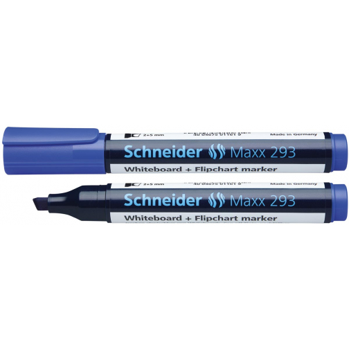 Schneider whiteboard + flipchart marker Maxx 293 blauw