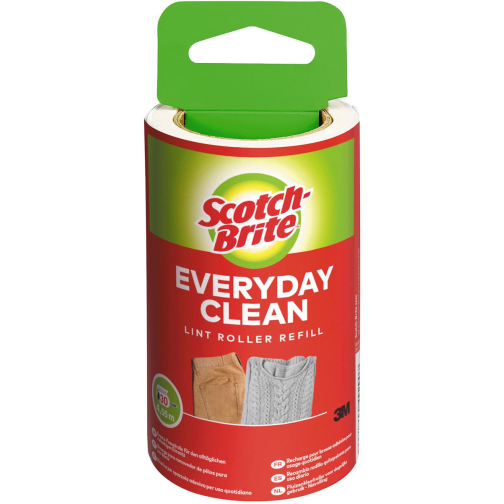 Scotch-Brite pluizenkleefroller navulling, 30 vellen