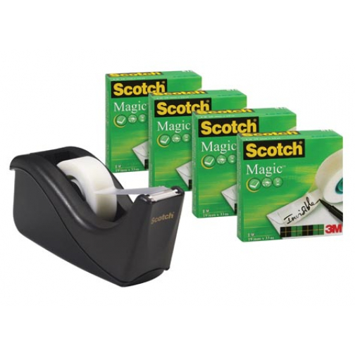 Scotch Plakbandafroller Two Tone Black