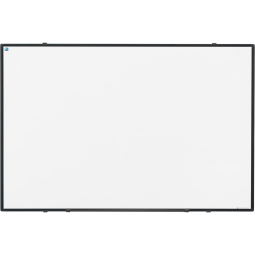 Smit Visual Softline whiteboard, emaille, magnetisch, zwart profiel, 90 x 60 cm