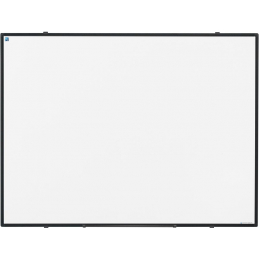 Smit Visual Softline whiteboard, emaille, magnetisch, zwart profiel, 120 x 90 cm