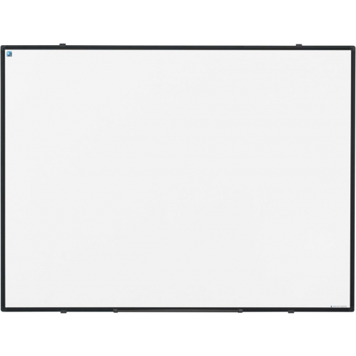 Smit Visual magnetisch whiteboard Softline, emaille, zwart, 90 x 120 cm