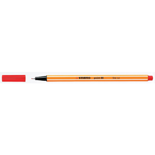 STABILO point 88 fineliner, rood