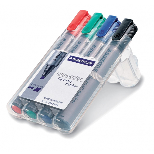 Staedtler merkstift Lumocolor Flipchart 4 stuks