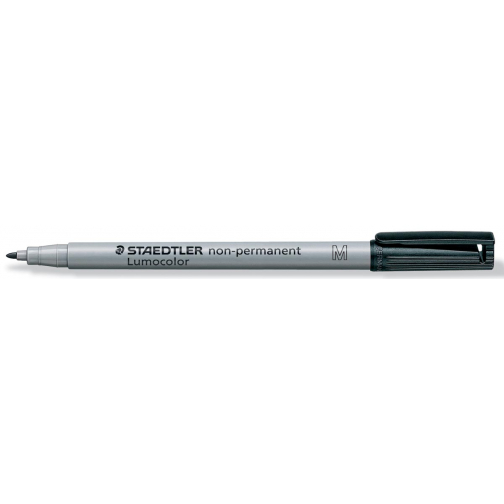 Staedtler Lumocolor 315, OHP-marker, non permanent, 1,0 mm, zwart