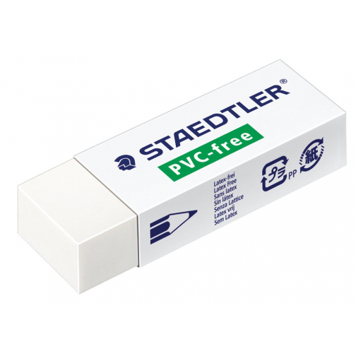 Staedtler PVC-vrije gum, ft 65 x 23 x 13 mm, wit