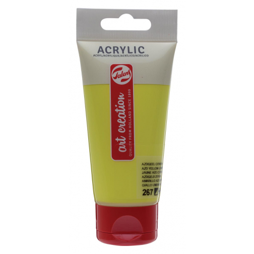 Talens Art Creation acrylverf tube van 75 ml, azogeel citroen