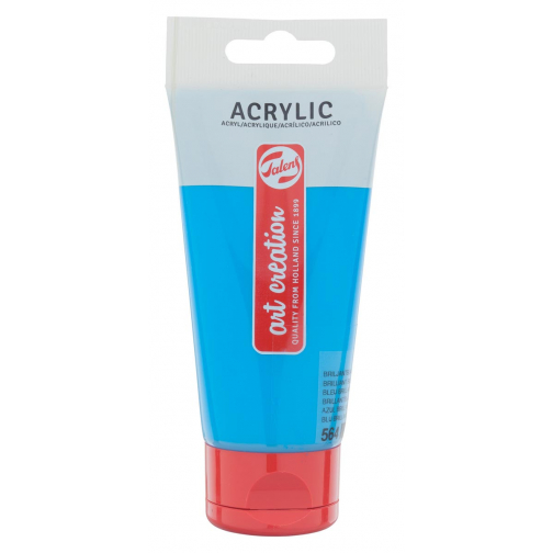 Talens Art Creation acrylverf tube van 75 ml, briljantblauw