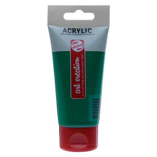 Talens Art Creation acrylverf tube van 75 ml, donker permanentgroen