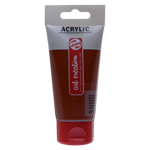 Talens Art Creation acrylverf tube van 75 ml, sienna gebrand