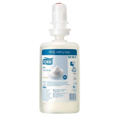 Tork schuimzeep, mild, systeem S4, flacon van 1 liter