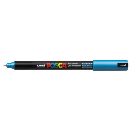 Uni POSCA paintmarker PC-1MR, 0,7 mm, metaalblauw