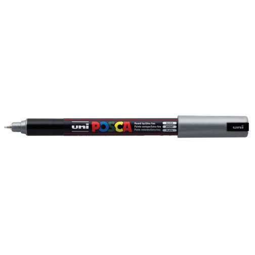 Uni POSCA paintmarker PC-1MR, 0,7 mm, zilver
