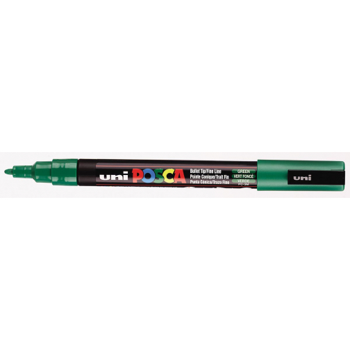 Uni POSCA paintmarker PC-3M, 1,5 mm, donkergroen