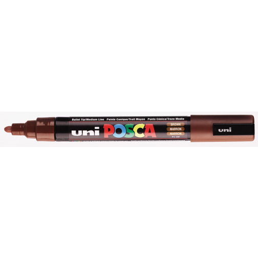 Uni POSCA paintmarker PC-5M, 1,8 - 2,5 mm, bruin