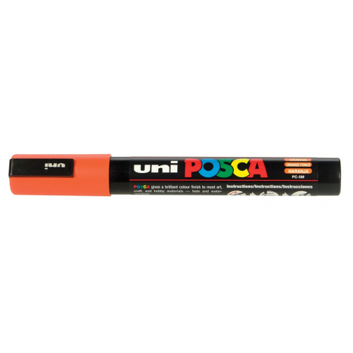 uni-ball Paint Marker op waterbasis Posca PC-5M donkeroranje