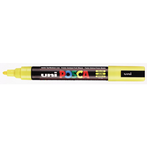 Uni POSCA paintmarker PC-5M, 1,8 - 2,5 mm, geel