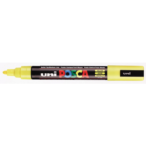 uni-ball Paint Marker op waterbasis Posca PC-5M geel