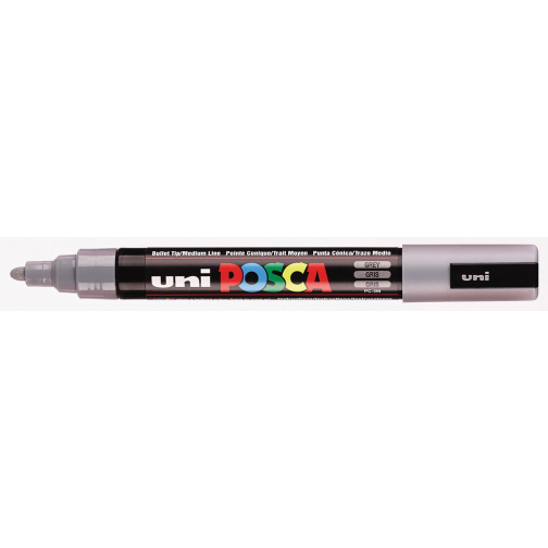 Uni POSCA paintmarker PC-5M, 1,8 - 2,5 mm, grijs