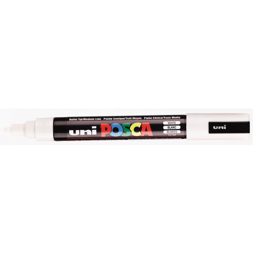 Uni POSCA paintmarker PC-5M, 1,8 - 2,5 mm, wit