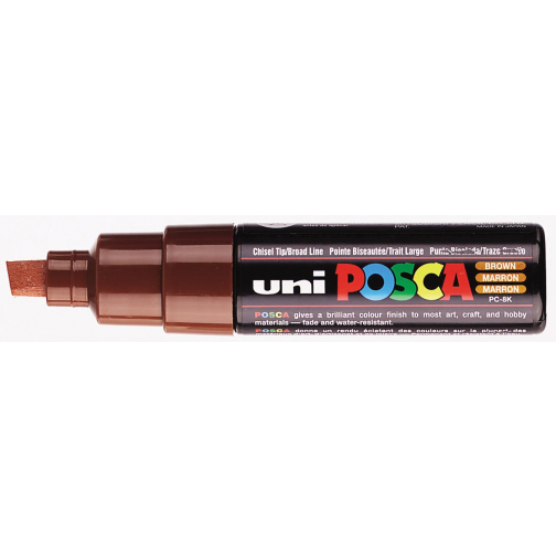 Uni POSCA paintmarker PC-8K, 8 mm, bruin