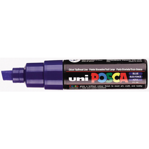 uni-ball Paint Marker op waterbasis Posca PC-8K donkerblauw