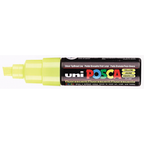 Uni POSCA paintmarker PC-8K, 8 mm, fluo geel