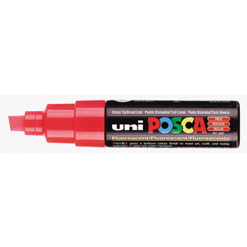 uni-ball Paint Marker op waterbasis Posca PC-8K fluo rood