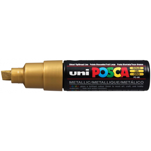 Uni POSCA paintmarker PC-8K, 8 mm, goud