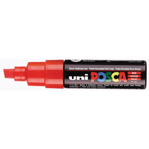 Uni POSCA paintmarker PC-8K, 8 mm, rood