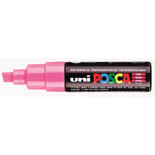 uni-ball Paint Marker op waterbasis Posca PC-8K roze