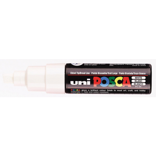 Uni POSCA paintmarker PC-8K, 8 mm, wit