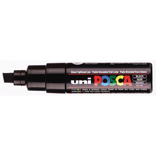 Uni POSCA paintmarker PC-8K, 8 mm, zwart