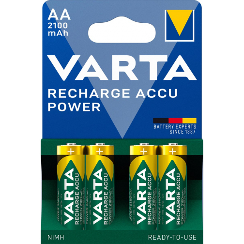 Varta oplaadbare batterij Accu Power AA, blister van 4 stuks