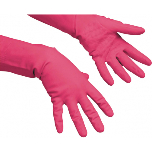 Vileda handschoenen Multi Purpose, latex, small, rood